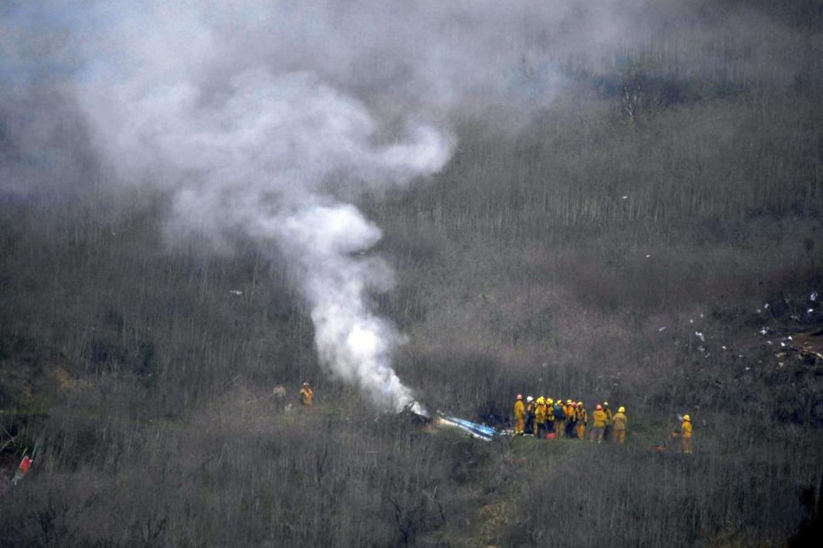 Reuters - imagini de la accidentul mortal al lui Kobe Bryant