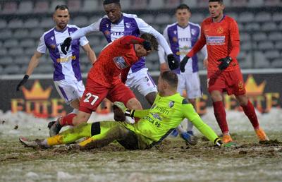 FC Argeș - FCSB 0-0 » FCSB se încurcă la Pitești și poate pierde locul 1! Clasamentul actualizat