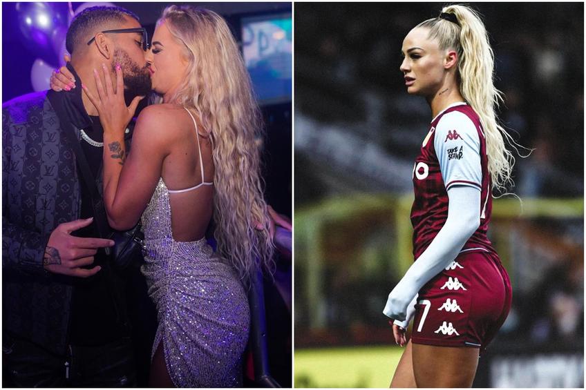 Douglas Luiz (23 de ani) și Alisha Lehmann (22 de ani), considerată „cea mai sexy jucătoare din lume”, formează cuplul momentului în fotbalul britanic.