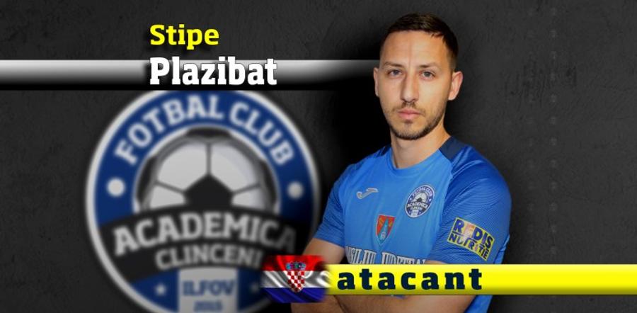 Stipe Plazibat / FOTO: Academica Clinceni Transferul în care Academica Clinceni își pune speranțele » Atacantul vine din Singapore