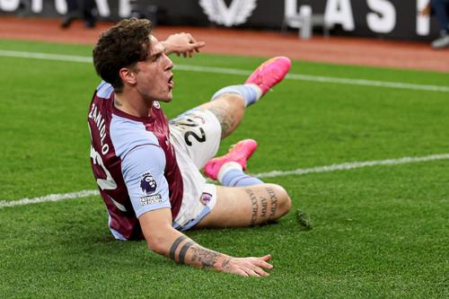 Nicolo Zaniolo, în tricoul lui Aston Villa // Foto: Imago