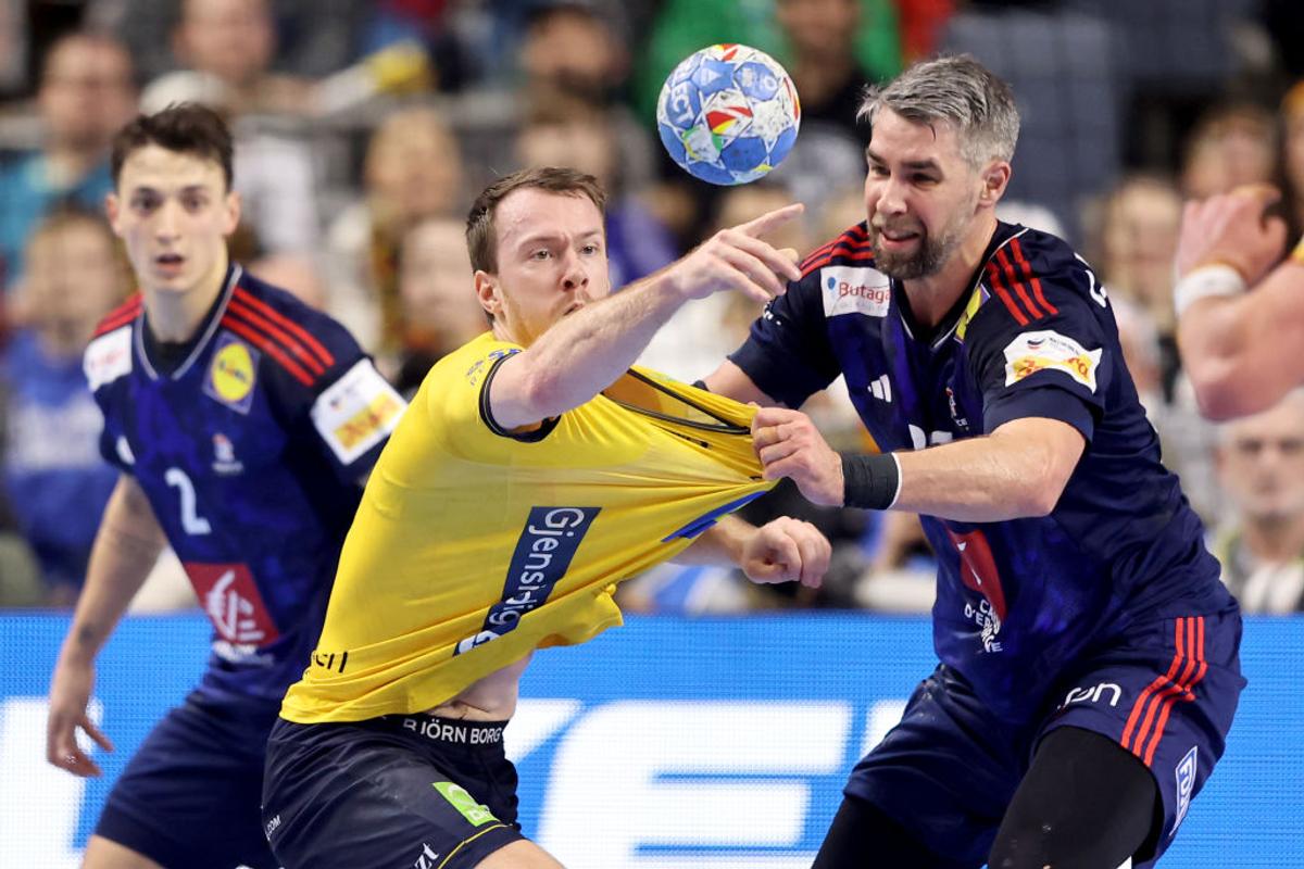 FOTO. Cele mai spectaculoase imagini din semifinala Franța - Suedia, CE de handbal masculin