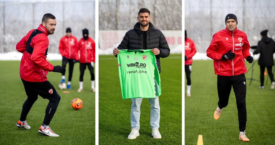 Darko Velkovski, Dorian Railean și Georgi Milanov FOTO: facebook.com/DinamoBucurestiOfficial Trei jucători noi pentru Zeljko Kopic în vederea derby-ului Dinamo - Rapid!