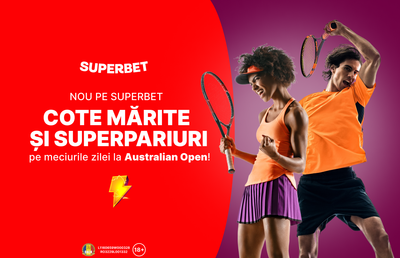 Cote Mărite de la 2.60 până la 7.50 și SuperPariuri pentru finala feminină de la Australian Open!