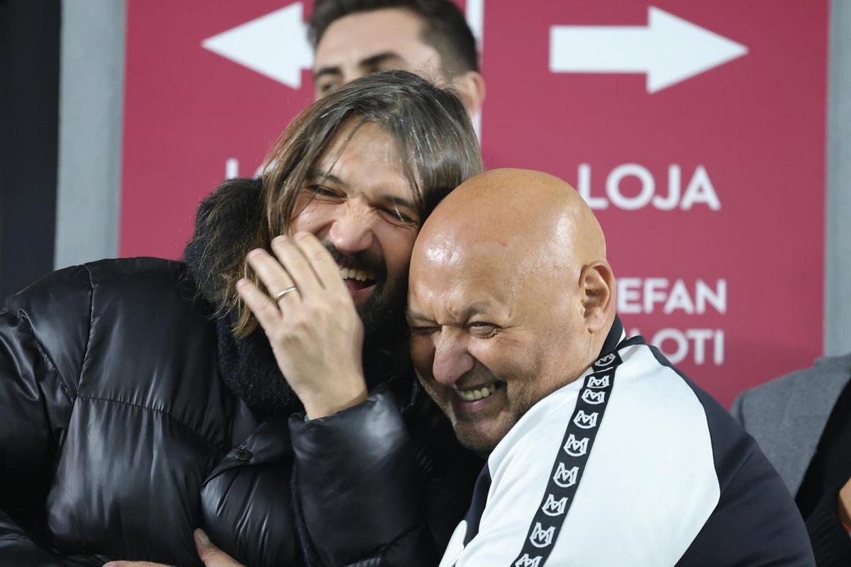 Dan Alexa și Gigi „Corsicanu” la Rapid - Universitatea Craiova