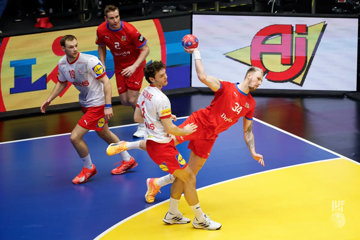 Stupoare în timpul meciului Cehia - Danemarca de la Campionatul Mondial de handbal masculin