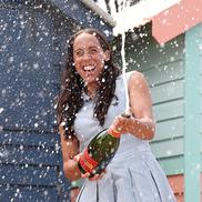 Madison Keys la ședința foto de pe plaja Dendy Street FOTO Guliver/GettyImages