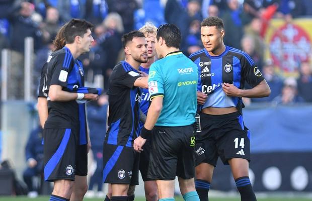 Marius Marin a primit cartonaș roșu direct în Serie B, după doar 14 minute!