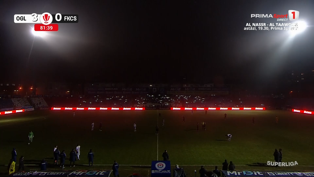 Oțelul - Csikszereda 3-0 » Emoții cu nocturna, dar victorie limpede pentru revenirea în play-off!