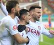 Alibek Aliev, Korenica și Andrei Cordea, în FCSB - CFR Cluj, 25 ianuarie 2026. Foto: Ionuț Iordache (GSP)