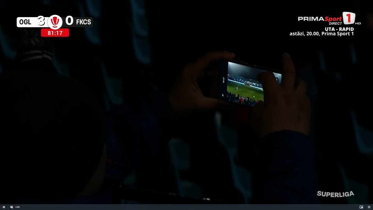 A picat nocturna în Oțelul - Csikszereda