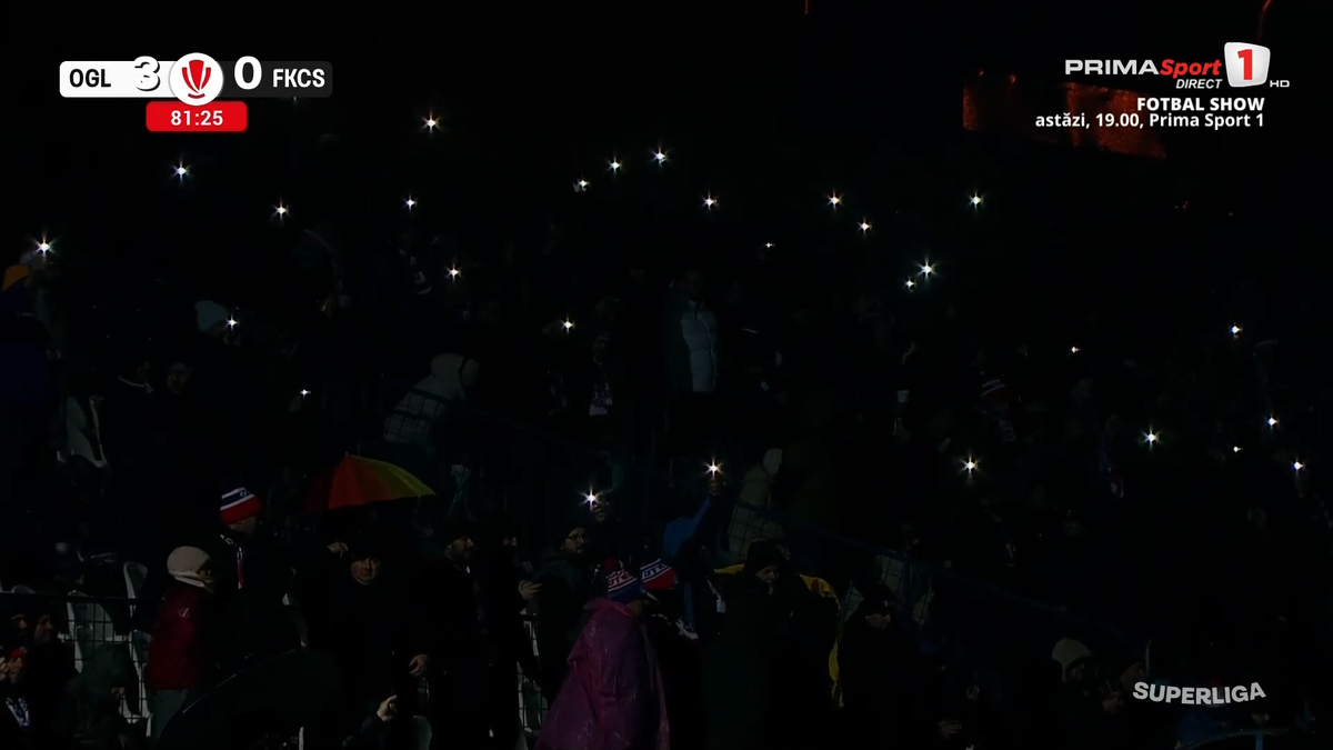 A picat nocturna în Oțelul - Csikszereda