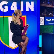 Tania La Gata, jurnalistă sportivă din Italia // FOTO: Instagram