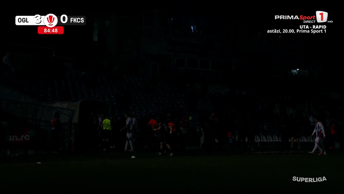 A picat nocturna în Oțelul - Csikszereda