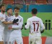 Alibek Aliev, Cordea, Kun și Korenica, în FCSB - CFR Cluj, 25 ianuarie 2026. Foto: Ionuț Iordache (GSP)