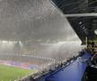 Stadionul Camp Nou în timpul ploii // foto: X