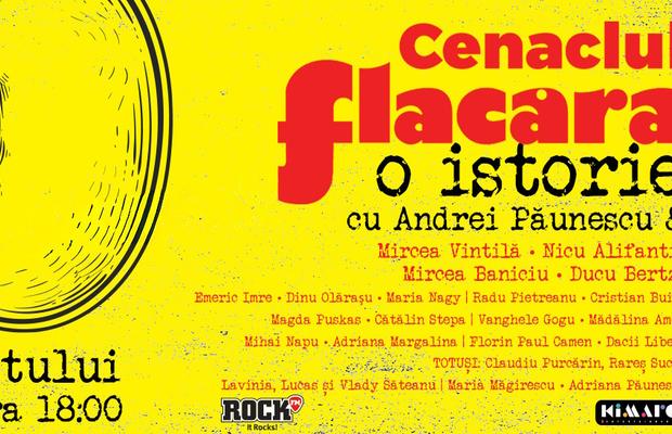 „Cenaclul Flacăra – O Istorie”: o seară de muzică, memorie și emoție, concepută de Andrei Păunescu