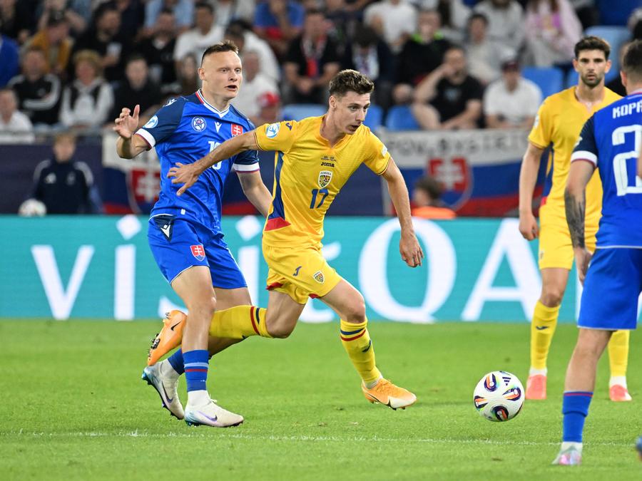 Marius Corbu, în tricoul naționalei U21 // FOTO: Imago Images Preferatul lui Daniel Pancu, prezentat oficial la Ferencvaros