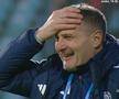 Reacția lui Laszlo Balint la golul lui Nuno Pedo în Oțelul - Csikszereda