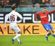 Viktor Kun vs Daniel Bîrligea, în FCSB - CFR Cluj, 25 ianuarie 2026. Foto: Cristi Preda (GSP)