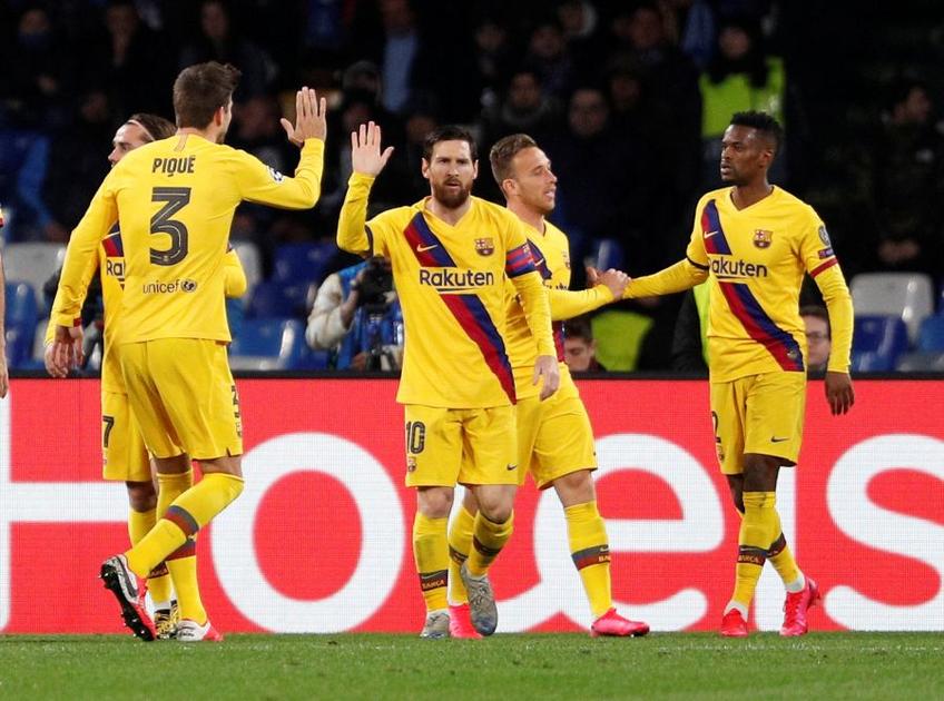 Pique (stânga) a fost înlocuit în prelungiri cu Clement Lenglet. Foto: Reuters