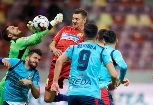 Miron este ultimul jucător care a debutat la FCSB, când a și marcat în meciul cu Chindia FOTO Raed Krishan