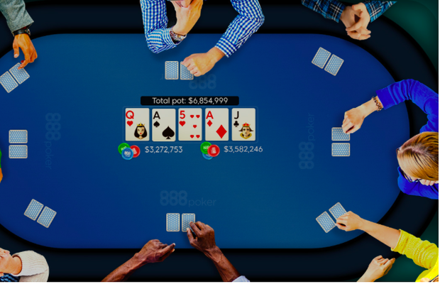 Timp de o lună, 888poker te invită să joci gratis