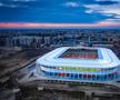 Stadionul Steaua, din Ghencea, surprins noaptea / FOTO: canpower.ro