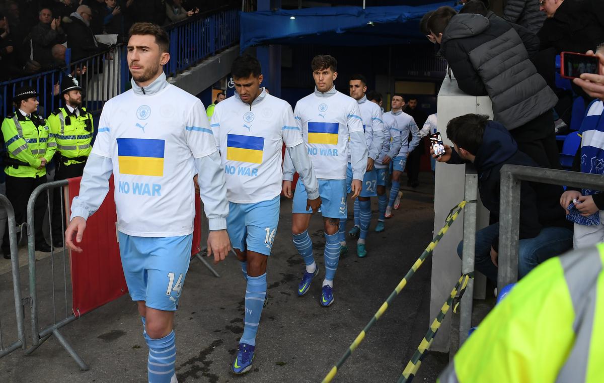 Imaginile zilei din sport vin de la Everton - Manchester City! Ucrainenii Zinchenko și Mykolenko, în lacrimi » Cum au apărut colegii lor pe gazon