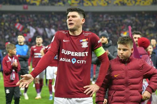 Rapid - Dinamo 1-1. Cristian Săpunaru (37 de ani), căpitanul alb-vișiniilor, a răbufnit la final.