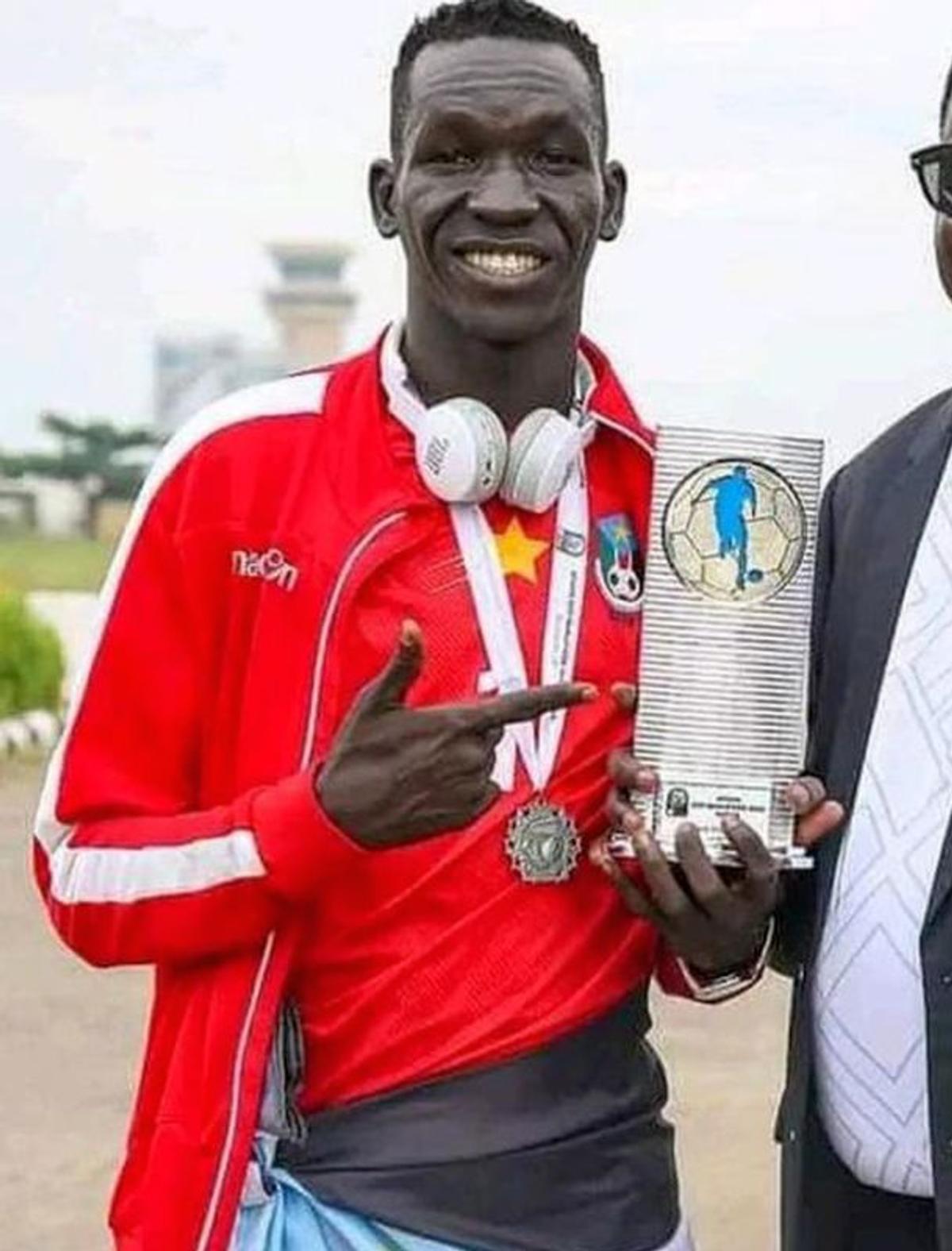 Godwill Yogusuk, portarul naționalei U20 a Sudanului de Sud