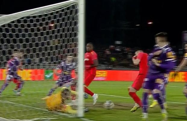 A marcat fără să-și dea seama » Golul norocos prin care FCSB a deschis scorul la Pitești