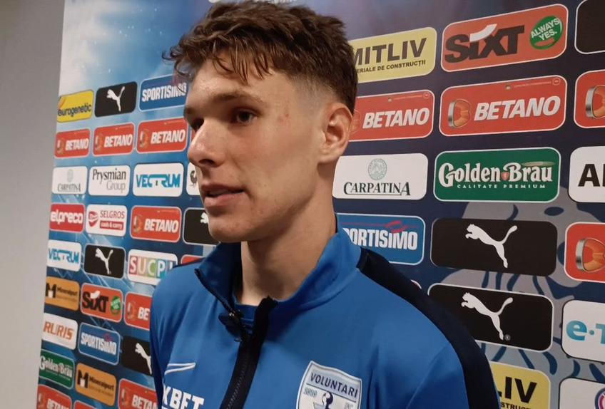 Universitatea Craiova a învins-o pe FC Voluntari, scor 2-1, în runda cu numărul 27 din Superligă. Robert Popescu (20 de ani), oltean la origini, a marcat golul ilfovenilor.
