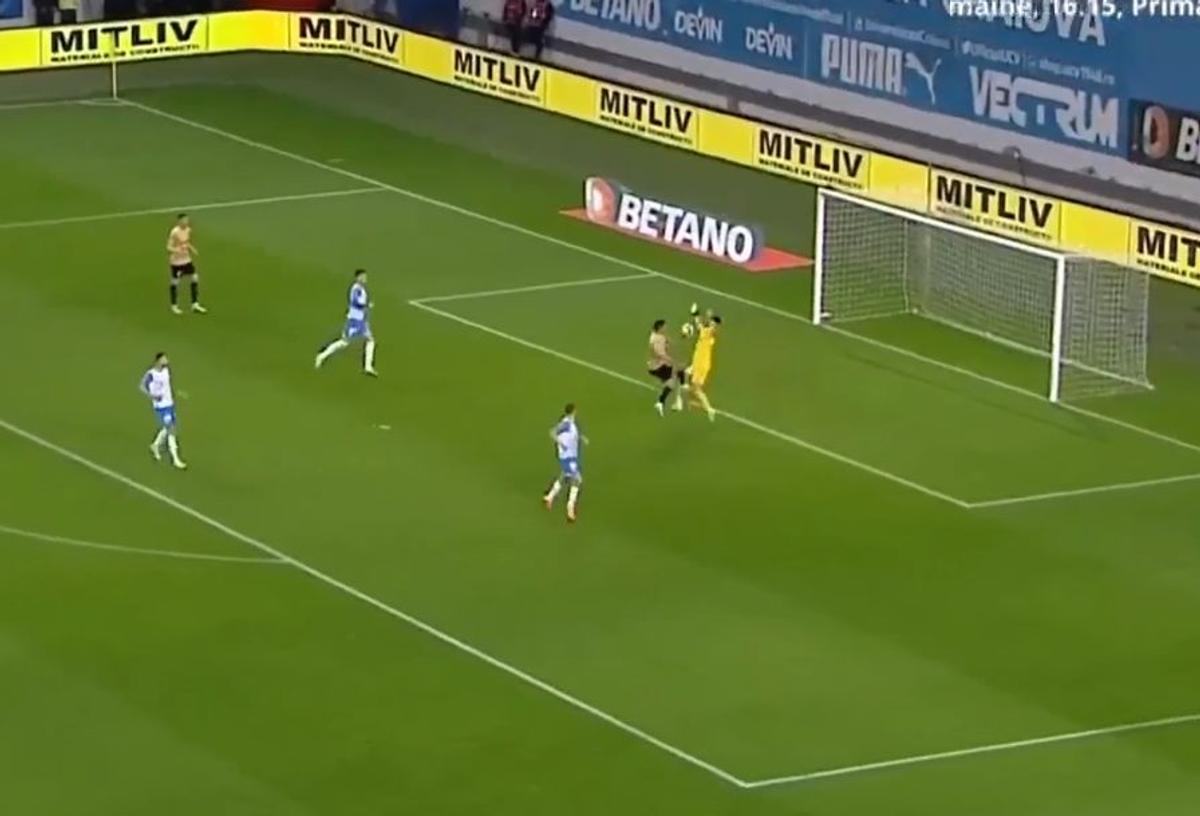 Anzor și Bancu, gafe de cascadorii râsului în Universitatea Craiova - FC Voluntari