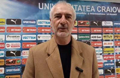 Șumudică, așteptat cu brațele deschise la Universitatea Craiova: „Are ochi!”