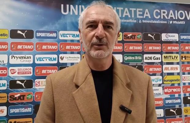 Șumudică, așteptat cu brațele deschise la Universitatea Craiova: „Are ochi!”
