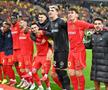 Roș-albaștrii s-au dezlănțuit la finalul partidei / Sursă foto: Facebook@ FCSB