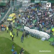 Guadalupe Porras, arbitru asistent, plină de sânge în timpul partidei din La Liga, dintre Betis - Bilbao 3-1