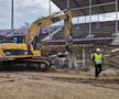 A început demolarea stadionului „Dan Păltinișanu”
