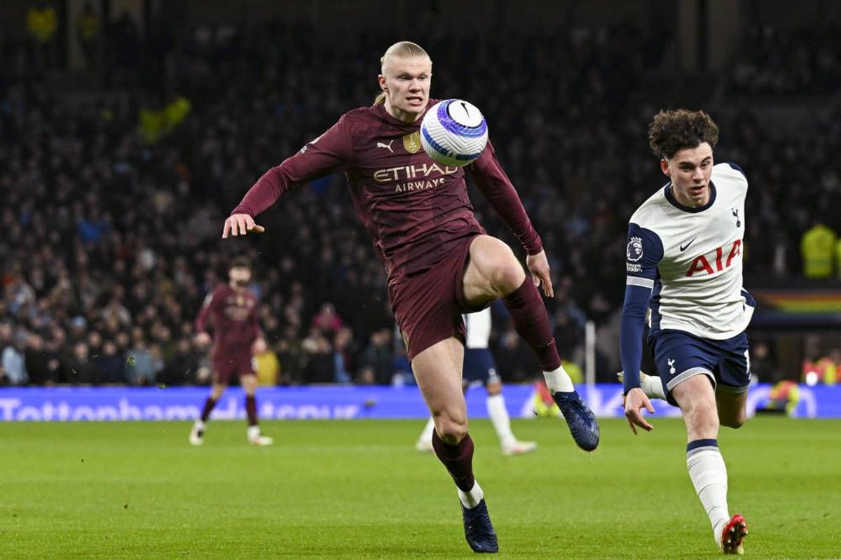Manchester City a dominat în deplasarea cu Tottenham și a revenit în Top 4 din Premier League » Haaland a fost eroul „cetățenilor”