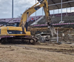 A început demolarea stadionului „Dan Păltinișanu”