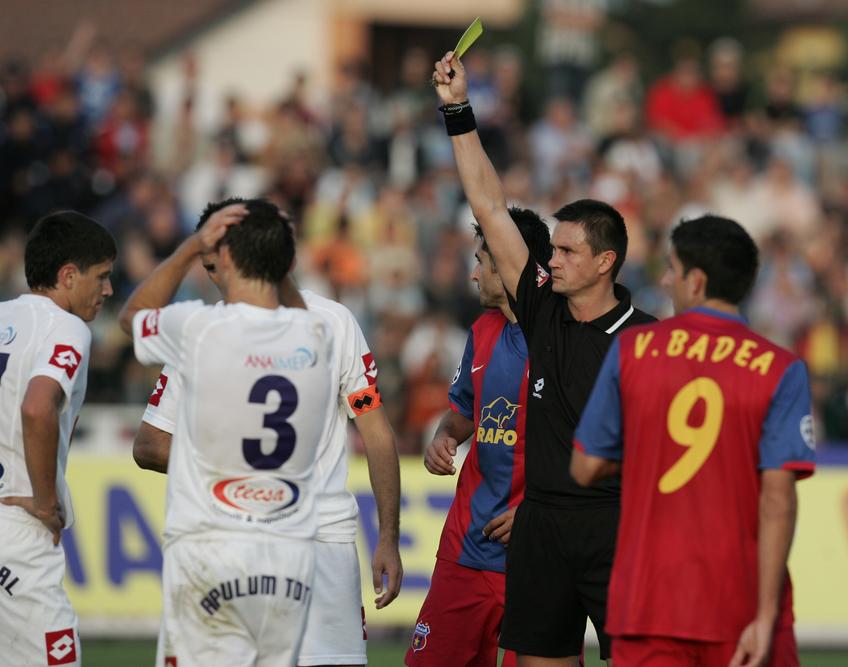 Cristi Balaj, în meciul de tristă amintire pentru el din 2006, FC Argeș - FCSB 0-1. foto: arhivă GSP