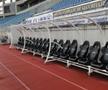 Stadionul din Târgu Jiu în februarie 2026. Imagini surprinse în interiorul și în exteriorul arenei de 12.000 de locuri / FOTO: Andrei Furnigă (GSP)