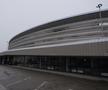 Stadionul din Târgu Jiu în februarie 2026. Imagini surprinse în interiorul și în exteriorul arenei de 12.000 de locuri / FOTO: Andrei Furnigă (GSP)
