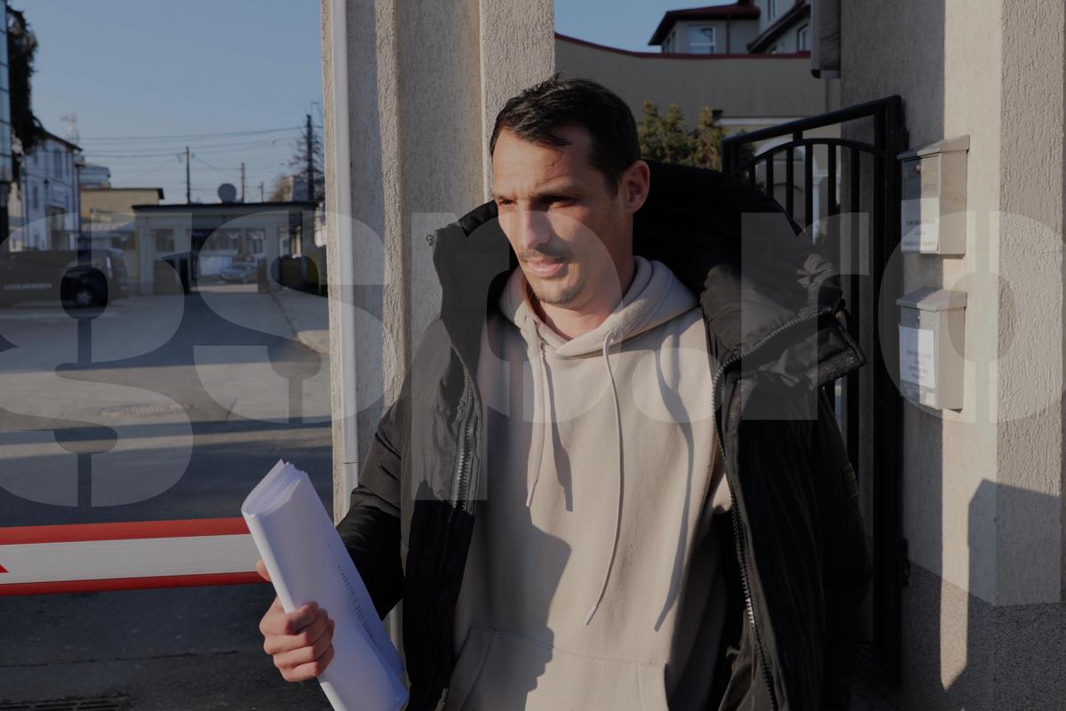 Gabi Matei a ieșit de la audieri / Foto: Andrei Furnigă (GSP)