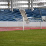 Stadionul din Târgu Jiu în februarie 2026. Imagini surprinse în interiorul și în exteriorul arenei de 12.000 de locuri / FOTO: Andrei Furnigă (GSP)