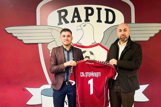 După Genoa, Rapid a bifat încă un parteneriat » Ce a apărut scris pe tricoul vișiniu: „Cu mult curaj către Liga 1”