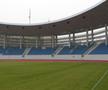 Stadionul din Târgu Jiu în februarie 2026. Imagini surprinse în interiorul și în exteriorul arenei de 12.000 de locuri / FOTO: Andrei Furnigă (GSP)