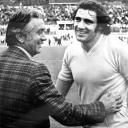 Tommaso Maestrelli (stânga) și Giorgio Chinaglia