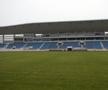 Stadionul din Târgu Jiu în februarie 2026. Imagini surprinse în interiorul și în exteriorul arenei de 12.000 de locuri / FOTO: Andrei Furnigă (GSP)